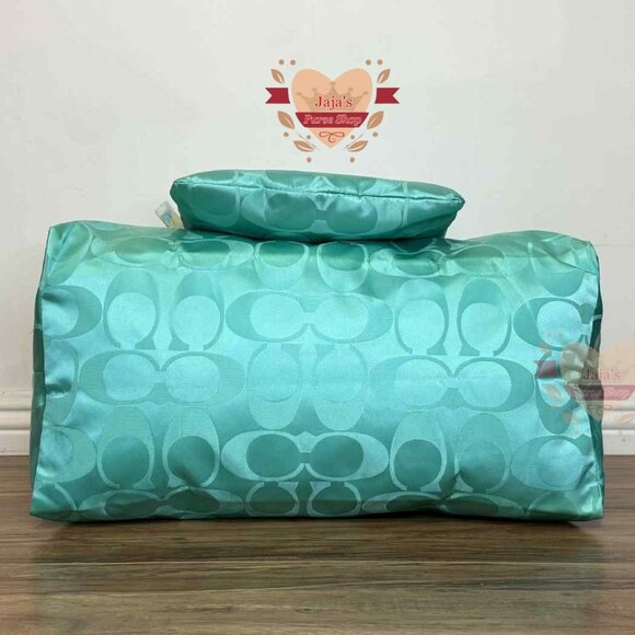 💚Coach Signature Fabric-Nylon Bag & Snap Pouch💚 - Picture 5 of 16